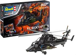 Revell 05654 1/24th James Bond Eurocopter Tiger Gift Set