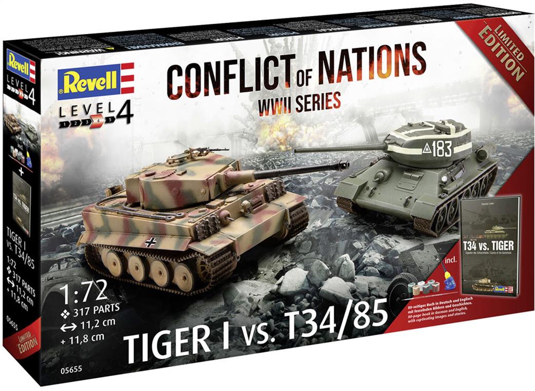 Revell 1/72 05655 Gift Set Exclusive Edition Conflict of Nations Series WWII