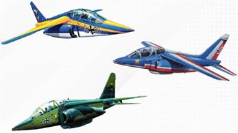 Revell 1/144th 03810 03910 Alpha Jet 50th Anniversary 3 Kits
