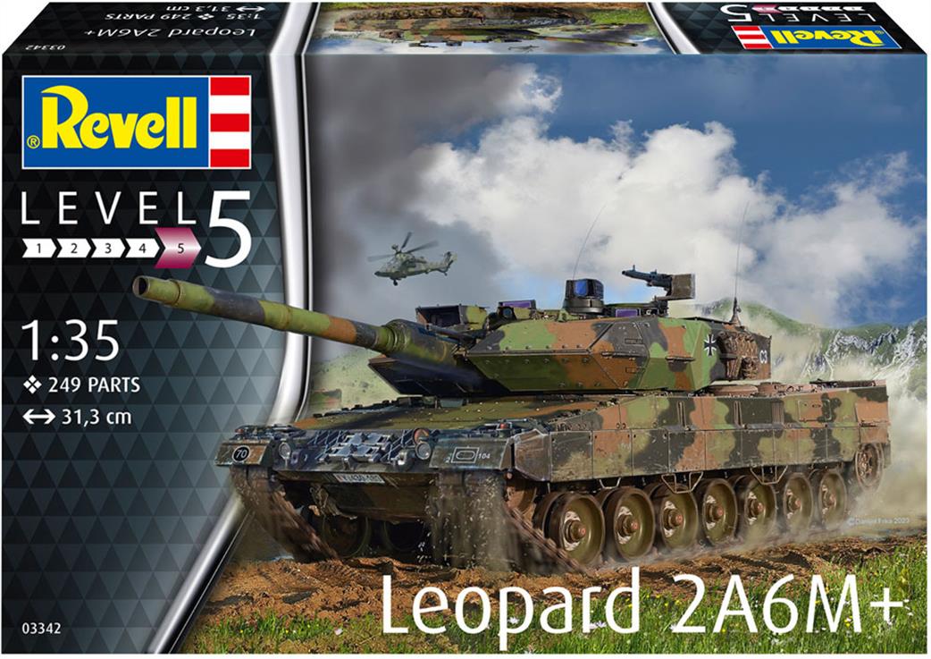 Revell 1/35 03342 Leopard 2 A6M+ Tank Plastic Kit