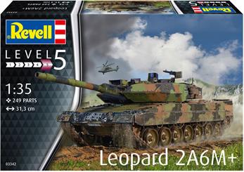 Revell 03342 1/35th Leopard 2 A6M+ Tank Plastic Kit