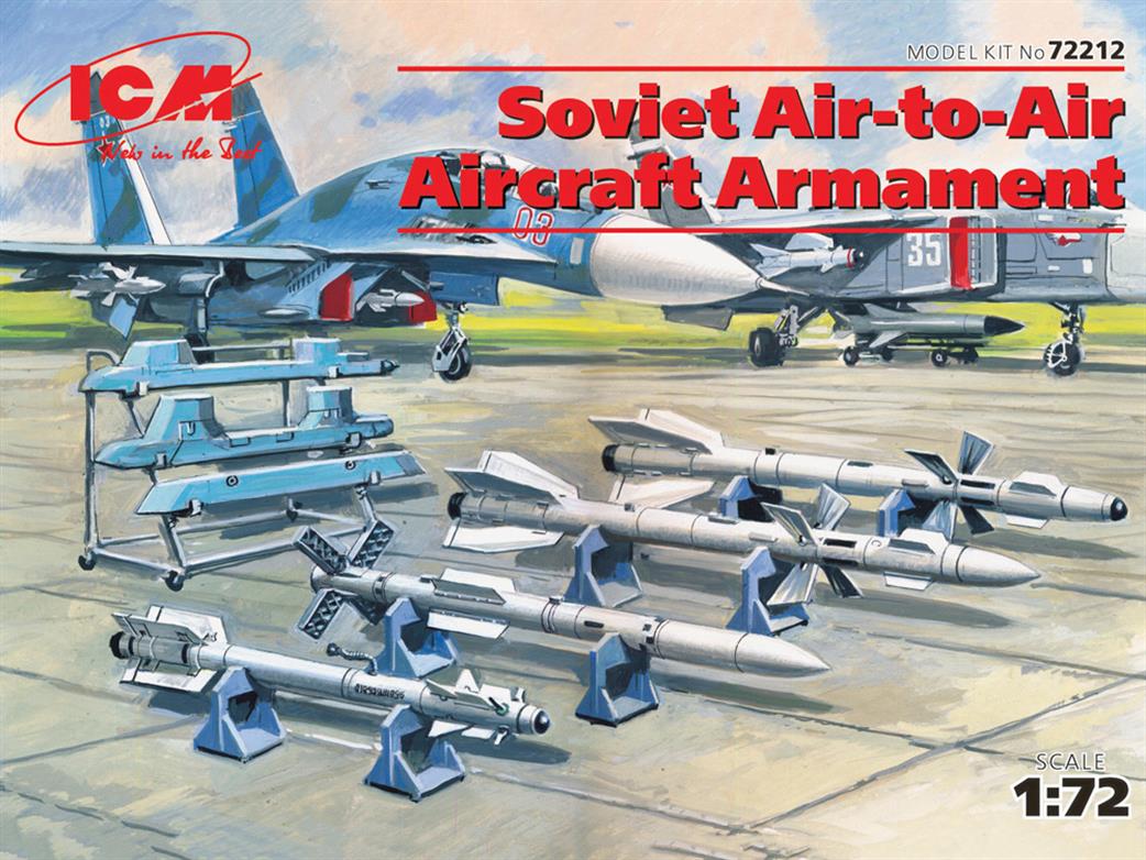 ICM 1/72 72212 Soviet Air To Air  Armament Set