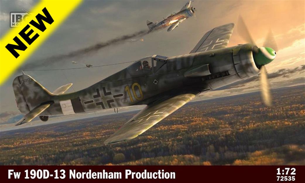 IBG Models 1/72 72535 Fw190 D-13 German WW2 Fighter Nordenham Production