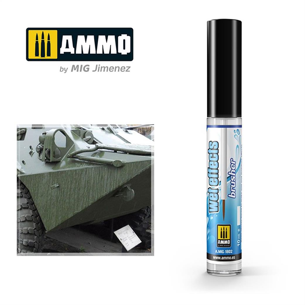 Ammo of Mig Jimenez  A.MIG-1802 Wet Effects Oil Oilbrusher 10ml Enamel Based Paint