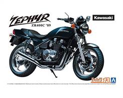 Aoshima 06395 1/12 Scale Kawasaki ZR400C Zephyr 1989 Motorcycle Kit