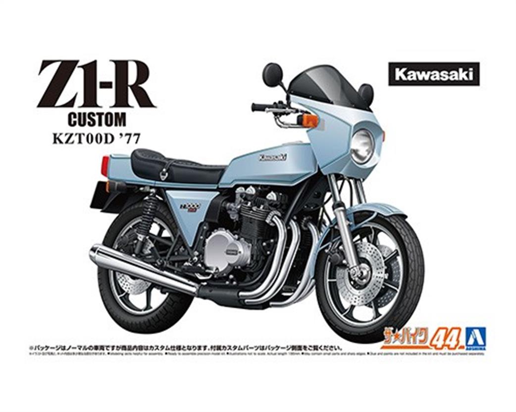 Aoshima 1/12 06396 Kawasaki KZ00D Z1-R '77 Custom Motorcycle Kit