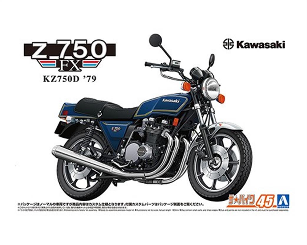 Aoshima 1/12 06520 Kawasaki KZ750D Z750FX '79 Motorcycle Kit
