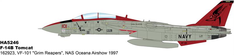 "F-14B Tomcat 162923, VF-101 ""Grim Reapers"", NAS Oceana Airshow 1997"