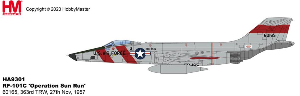 Hobby Master 1/72 HA9301 RF-101C Operation Sun Run
