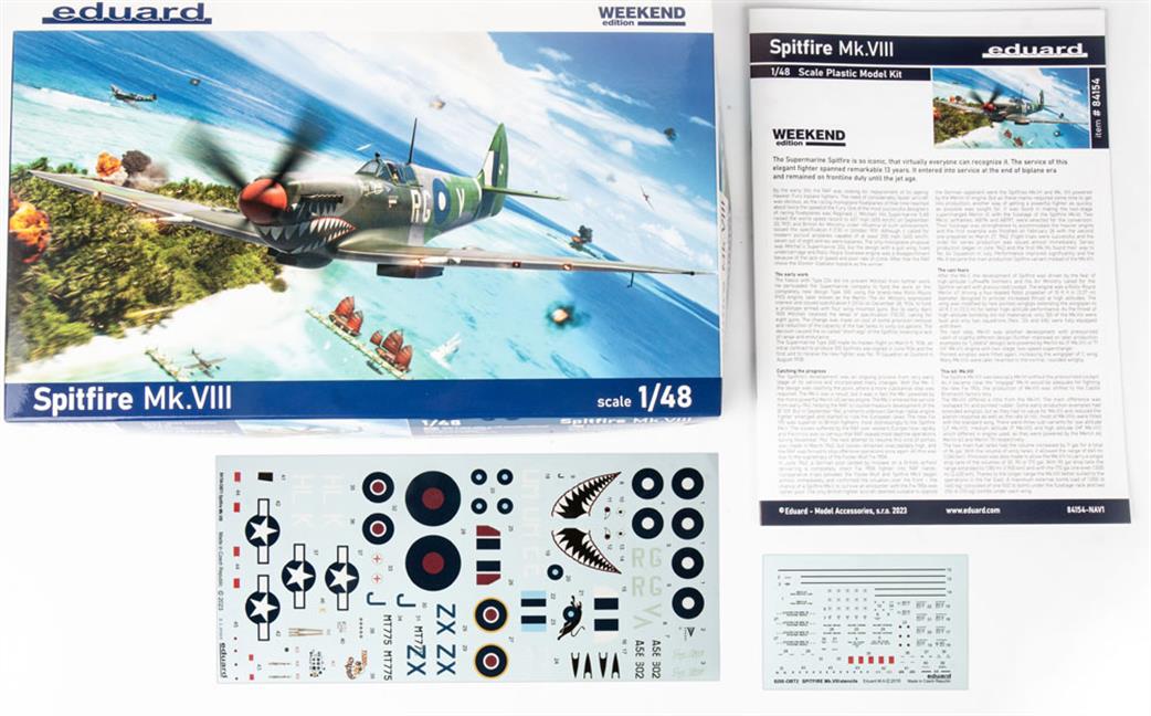 Eduard 1/48 84154 Spitfire MK.V111 Weekend Edition Plastic Kit