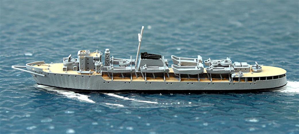 John's Model Shipyard RN402 HMS Queen Emma, a kit of a LSI for Special Ops in WW2 1/1200