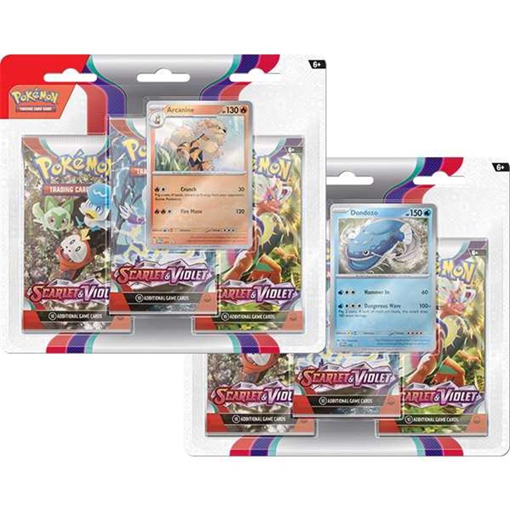 Nintendo  POK85328 Pokemon Scarlet & Violet Triple Booster Pack