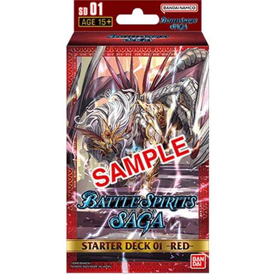 Bandai  ST01 Battle Spirits Saga Dragon Onslaught Starter Deck