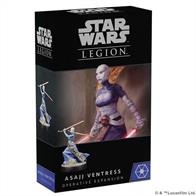 A sinister new character enters Star Wars: Legion in this new Operative Expansion! Asajj Ventress is a talented warrior who wields two curved lightsabers in a fighting style known as Jar’Kai with deadly efficiency. This pack adds her to the ranks of the Separatist Alliance along with four new Command Cards that give her the opportunity to unleash her unique skills on the battlefield.