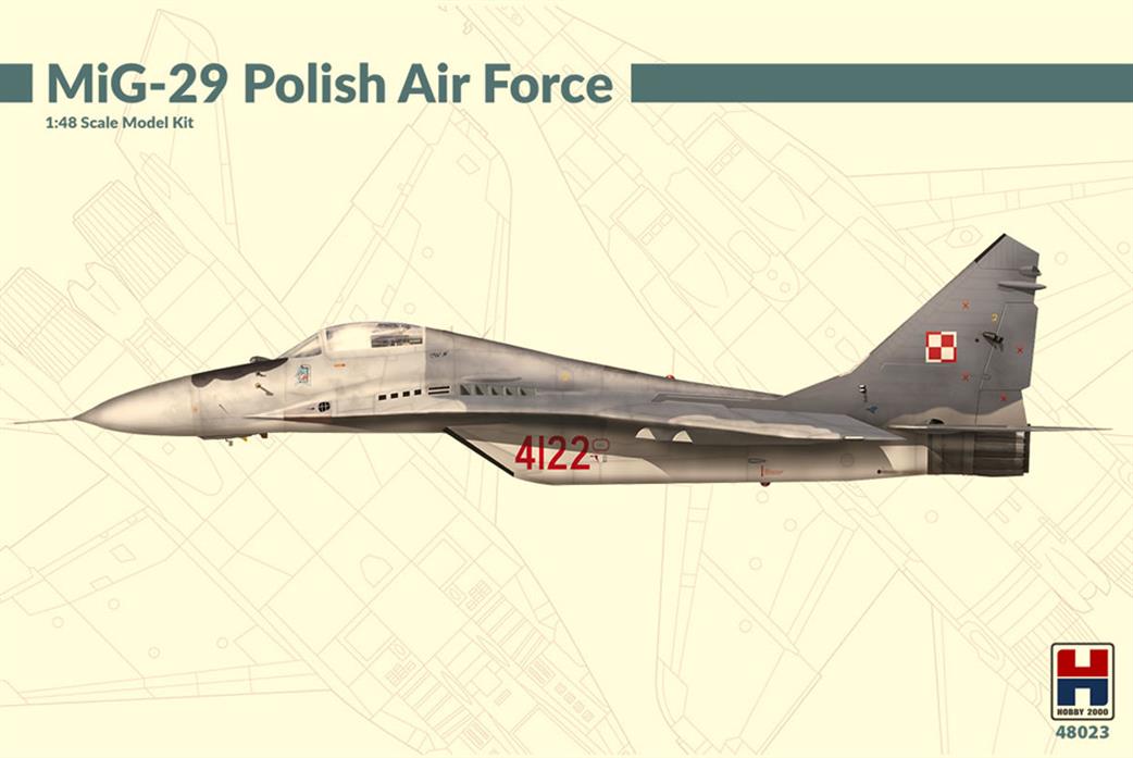 Hobby 2000 1/48 48023 Mig-29 Polish Air Force Jet Fighter