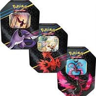 One box from SelectionChoices are: Galarian Articuno, Galarian Moltres or Zapdos Galarian.One set of 3 only allowed per personTin contains:1 * Full art foil promo4 * Crown Zenith boostersYou will be sent one at random unless otherwise specified, subject to availability.Contact Via Email