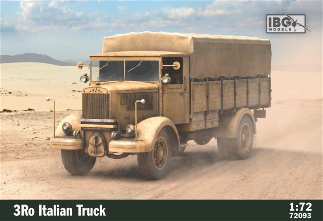 IBG Models 1/72 72097 Italian Truck 3Ro with 90/53 Ammunition Carrier