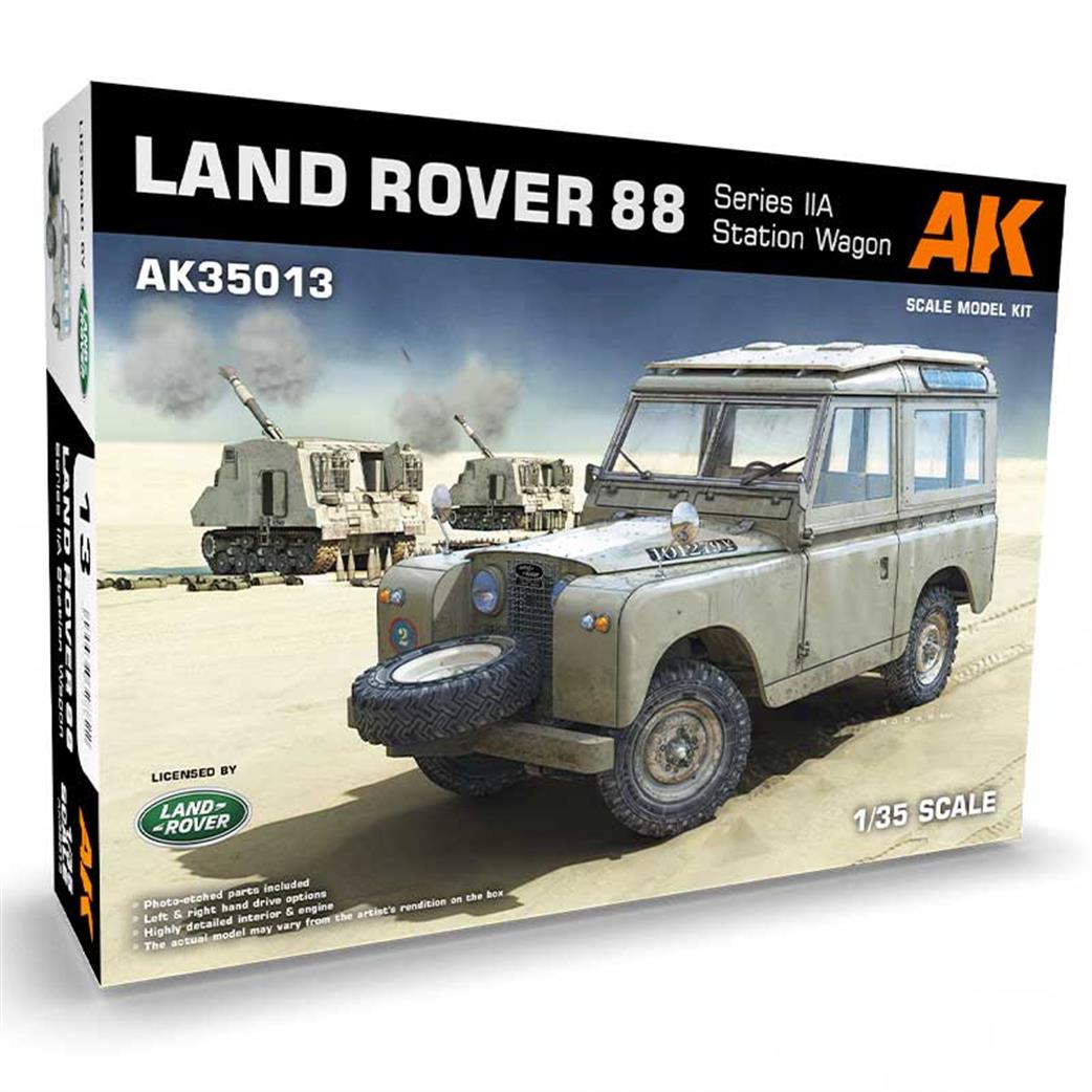 AK Interactive 1/35 AK35013 Land Rover 88 Series IIA Station Wagon Kit