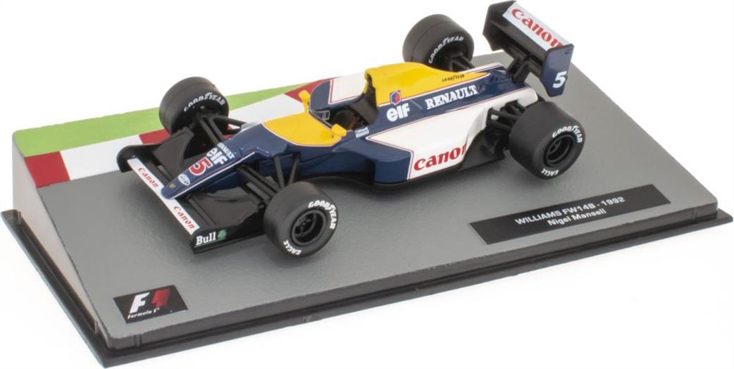 MAG 1/43 MAG NS012 Williams Fw 14B 1992 Nigel Mansell Cased F1 Collection