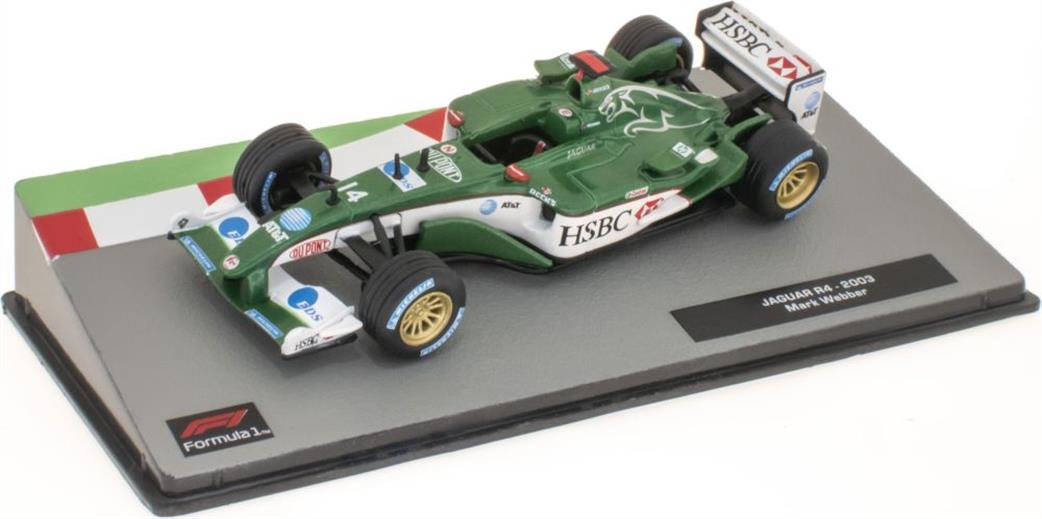 MAG 1/43 MAG NS106 Jaguar R4 2003 Mark Webber Cased F1 Collection