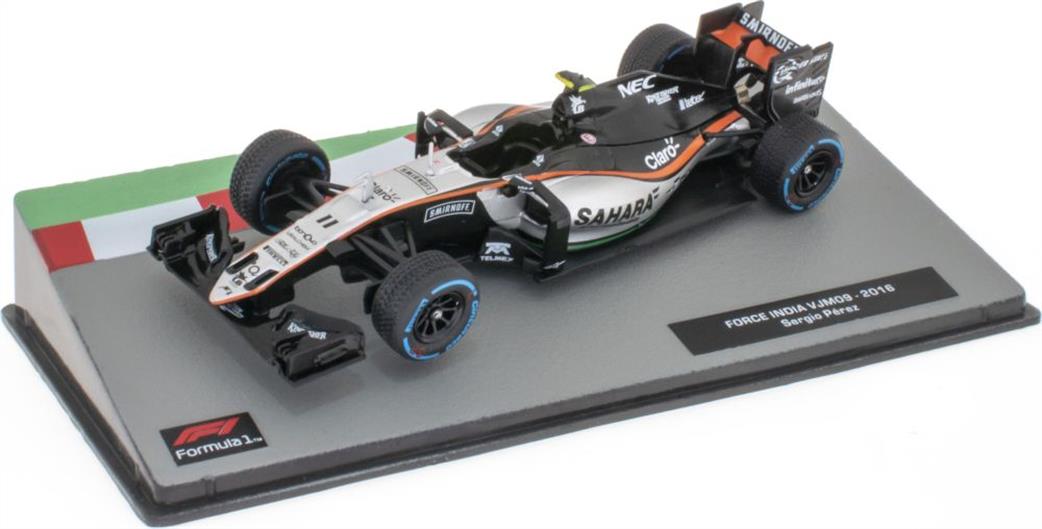 MAG 1/43 MAG NS108 Force India Vjm09 2016 Sergio Perez Cased F1 Collection