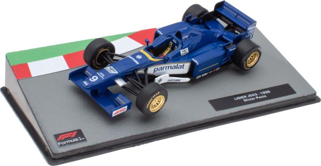 MAG 1/43 MAG NS109 Ligiers Js43 1996 Olivier Panis Cased F1 Collection