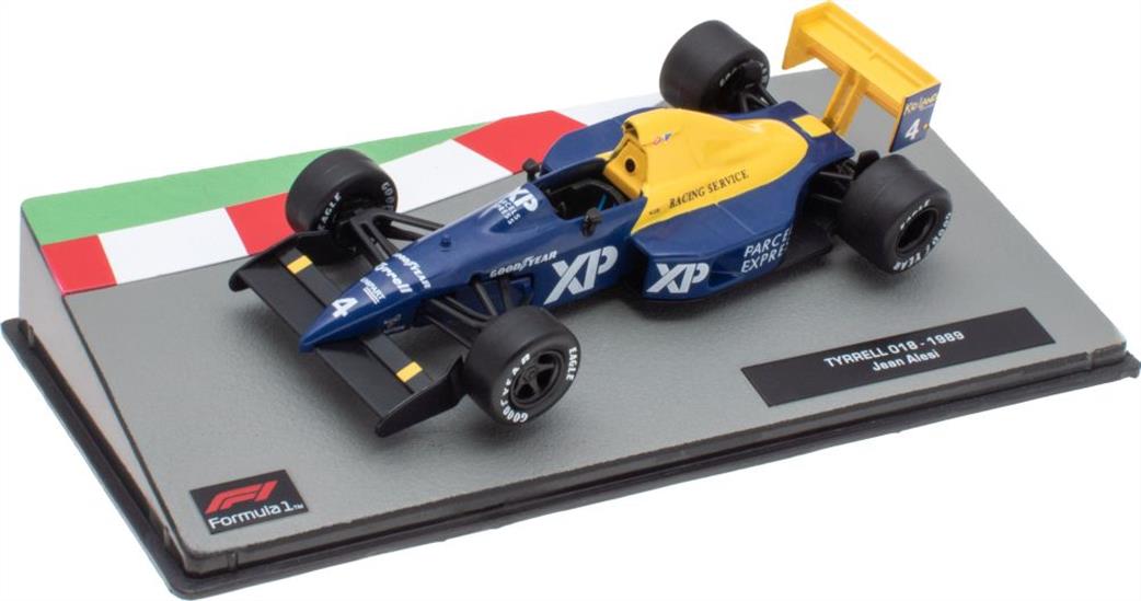 MAG 1/43 MAG NS115 Tyrrell 018 1989 Jean Alesi Cased F1 Collection