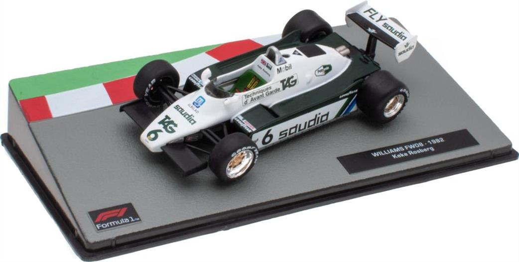 MAG 1/43 MAG NS116 Williams Fw08 1982 Keke Rosberg Cased F1 Collection