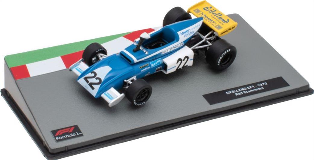 MAG 1/43 MAG NS117 Eifelland E21 1972 Rolf Stommelen Cased F1 Collection