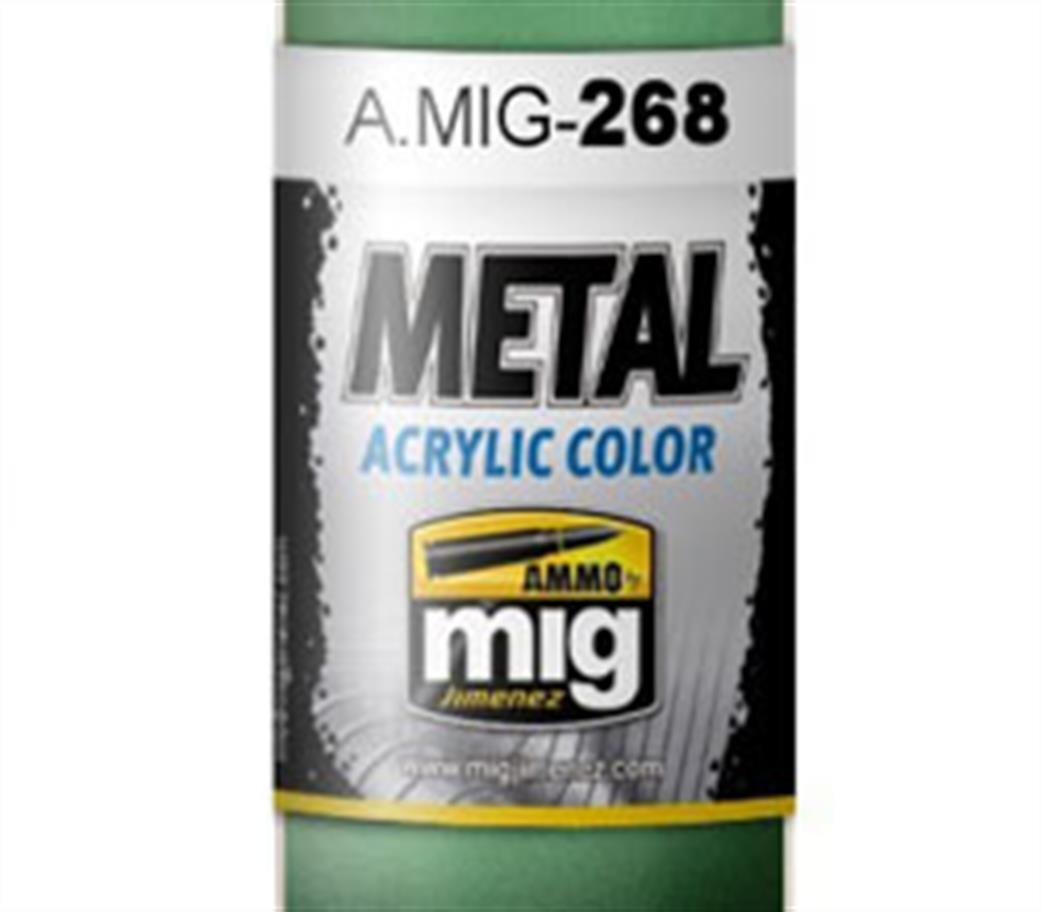 Ammo of Mig Jimenez  A.MIG-268 Aotake Green  Acrylic Color Paint 17ml