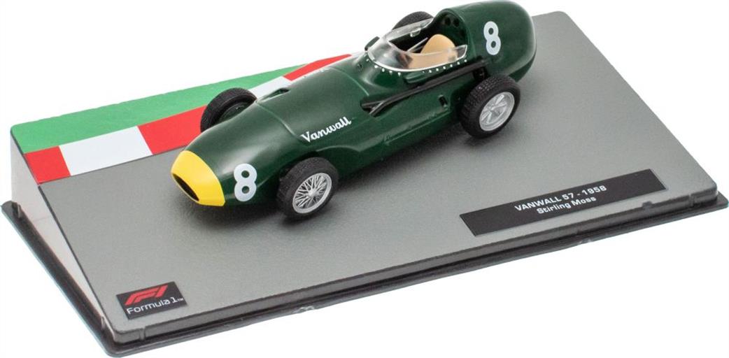 MAG 1/43 MAG NS235 Vanwall 57 1958 Stirling Moss Cased F1 Collection