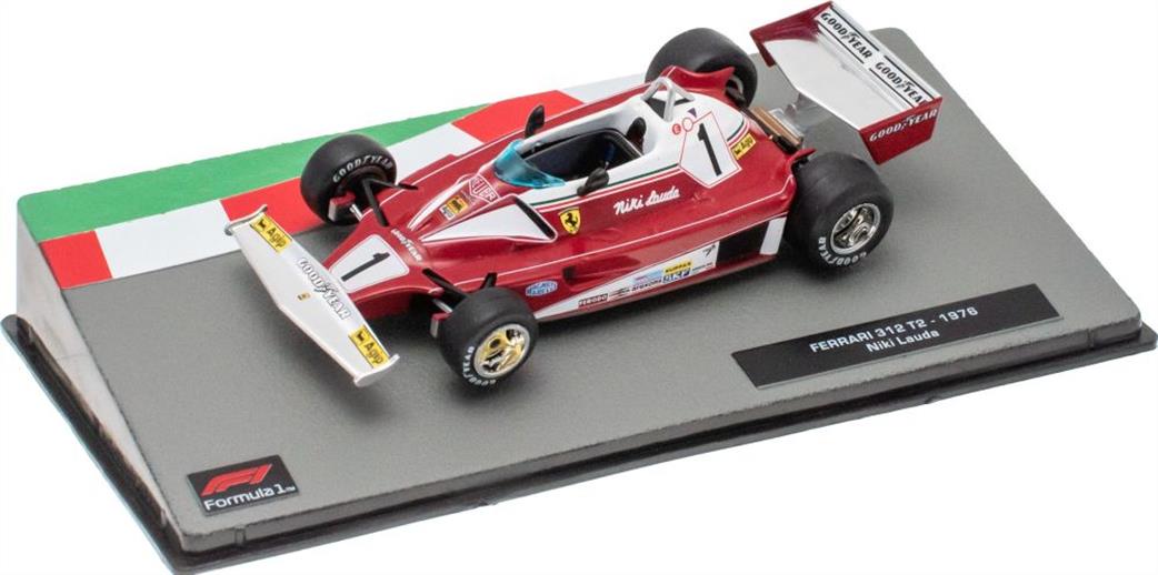 MAG 1/43 MAG NS236 Ferrari 312 T2 1976 Niki Lauda Cased F1 Collection