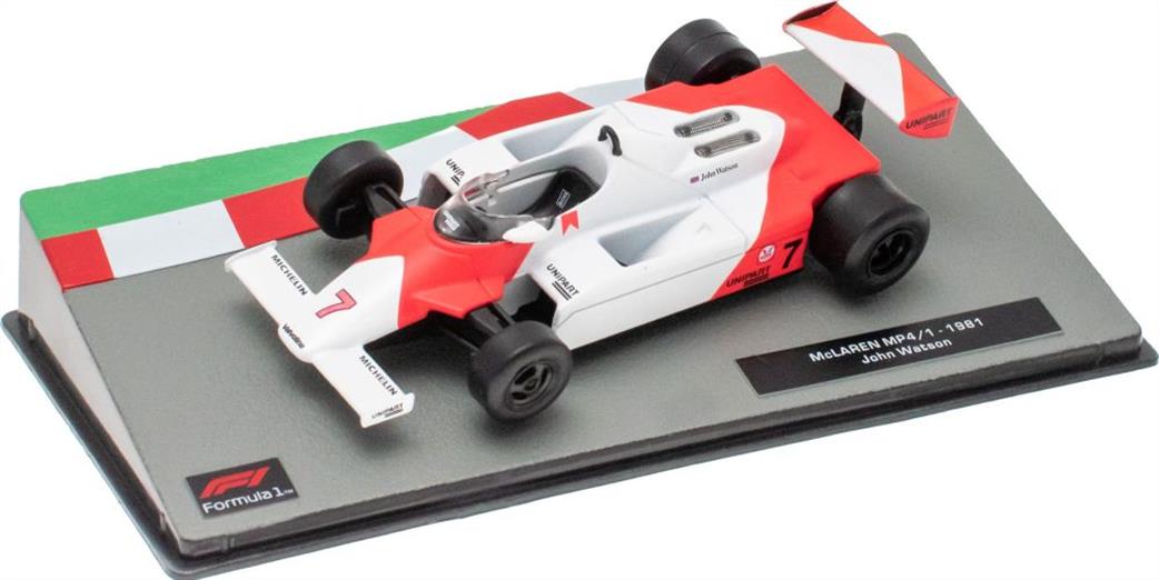 MAG 1/43 MAG NS238 McLaren Mp4/1 1981 John Watson Cased Cased F1 Collection