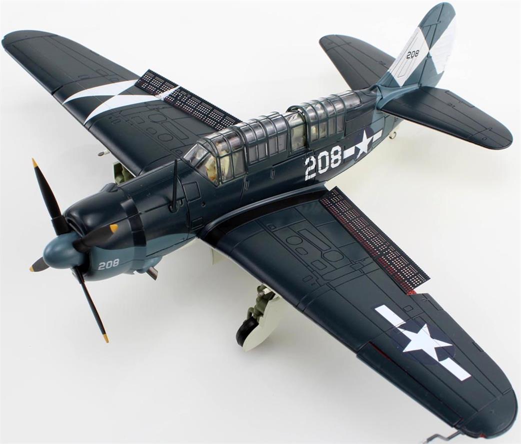 Hobby Master 1/72 HA2214 Curtiss SB2-C Helldiver White 208 V83 USS Essex