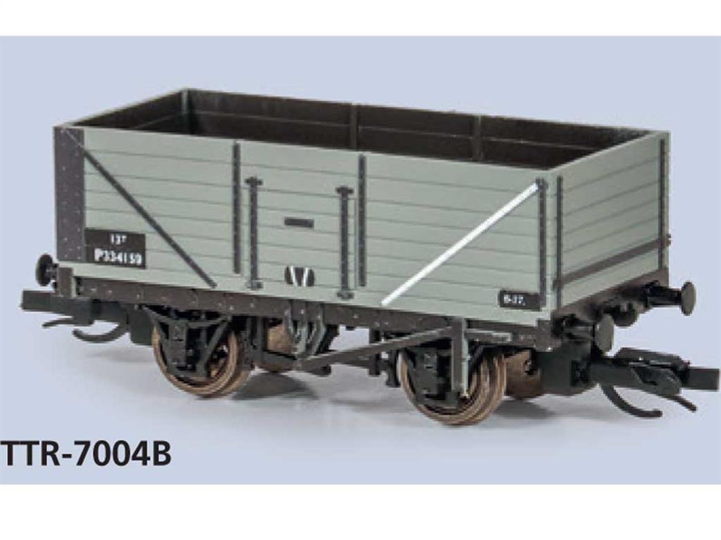 Peco TT:120 TTR-7004B BR 7 Plank Open Coal Wagon