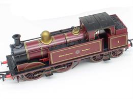 A new and splendidly detailed model of Metropolitan Railway E class 0-4-4T locomotive number 1, a popular and attractive visitor to many heritage railways.The Rapido Trains model will feature a high quality drive mechanism and a finely detailed moulded bodyshell with separately fitted parts allowing changes between model eras to be recreated.This model is finished as Metropolitan Railway No.1 in the Metropolitan Railway lined red livery carried from 1999 to 2009.DCC Sound Fitted
