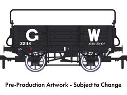 Introduced in 1911 as the GWRs new standard general merchandise open wagon now had 5 plank high sides and was equipped with a folding sheet rail for weather protection. Allocated diagram reference O11 10815 were built between 1911 and 1919, along with a further 2,105 wagons with vacuum train brakes (diagram O15) built by 1922.This model replicates vacuum train brake and sheet rail fitted diagram O15 wagon number 22114 in GWR goods grey livery with the pre-grouping period 25in height lettering.
