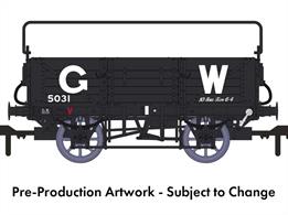 Introduced in 1911 as the GWRs new standard general merchandise open wagon now had 5 plank high sides and was equipped with a folding sheet rail for weather protection. Allocated diagram reference O11 10815 were built between 1911 and 1919, along with a further 2,105 wagons with vacuum train brakes (diagram O15) built by 1922.This model replicates vacuum train brake and sheet rail fitted diagram O15 wagon number 5031 in GWR goods grey livery with the pre-grouping period 25in height lettering.