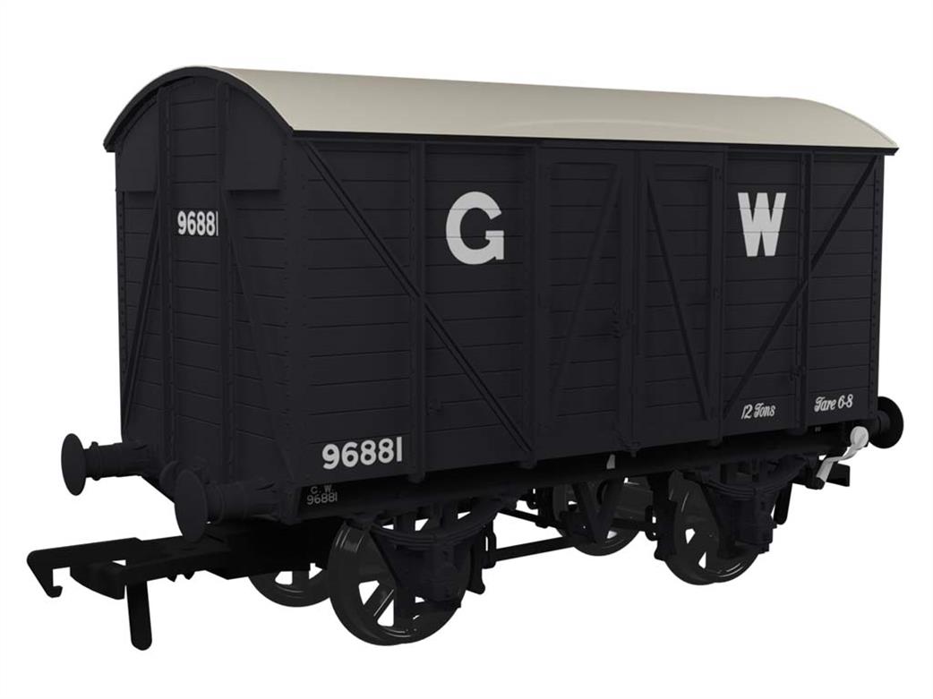 Rapido Trains OO 944017 GWR 96881 Diagram V16 MINK Ventilated Box Van GWR Grey 16in Lettering