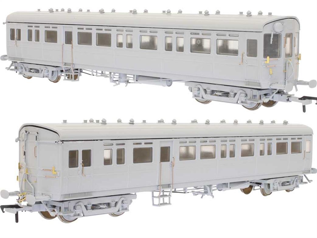 Dapol OO 4P-004-002S GWR Autocoach 40 Diagram N Panelled Side Trailer Coach GWR Lined Chocolate & Cream DCC Sound