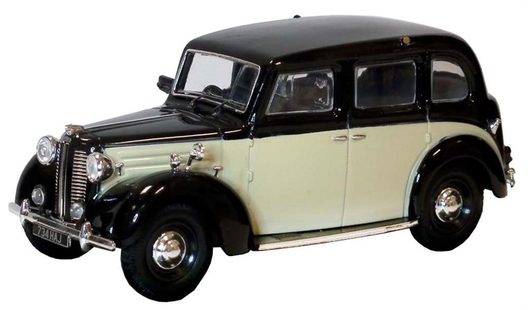 IXO 1/43 MUS060 Austin FX3 RHD 1954 Black/Beige Diecast Model