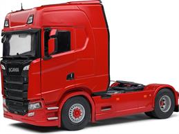 SOL 2400302 Scania S581 Highline Spicy Red 2021 Diecast Model
