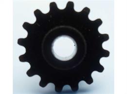 18-tooth sprocket with 3/16th in. bore