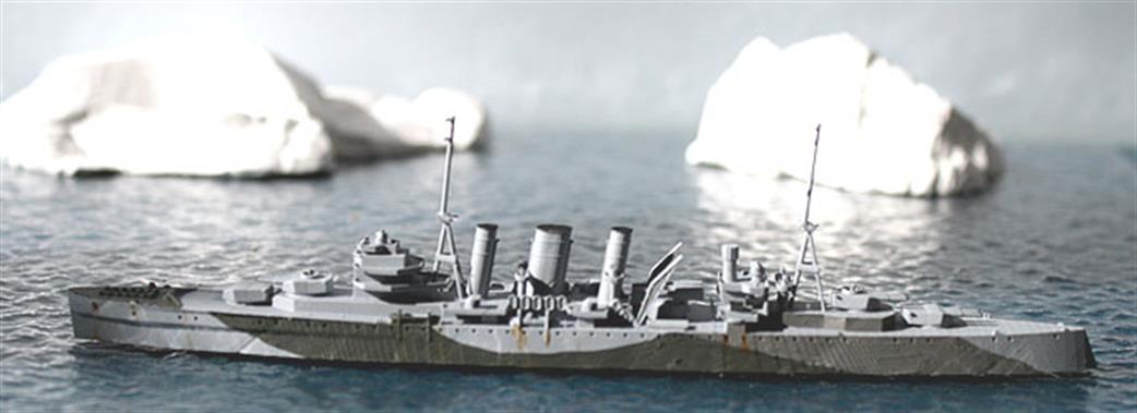 John's Model Shipyard 1/1200 RN329 HMS Norfolk 1936-44 heavy cruiser Waterline Kit