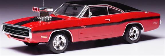 IXO CLC475 1/43rd Dodge Charger R/T Red 1970 Diecast Model