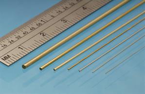 Nickel silver rod section 0.1mm diameter. 300mm length.