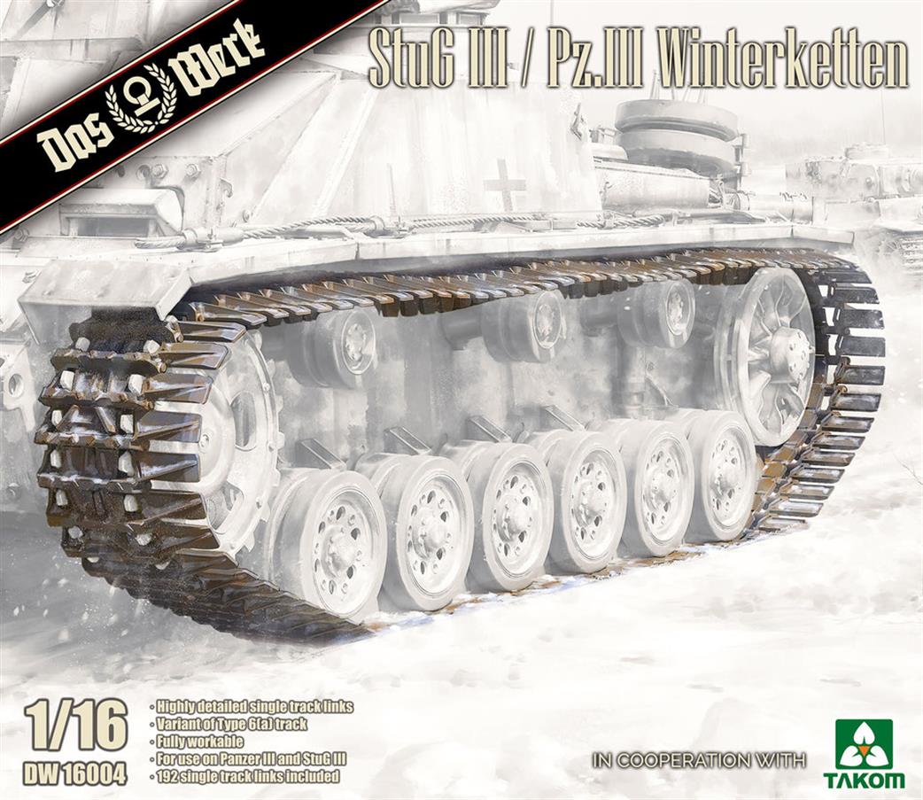 Das Werk 1/16 16004 Wnter Track set for German Stug 111 Ausf G