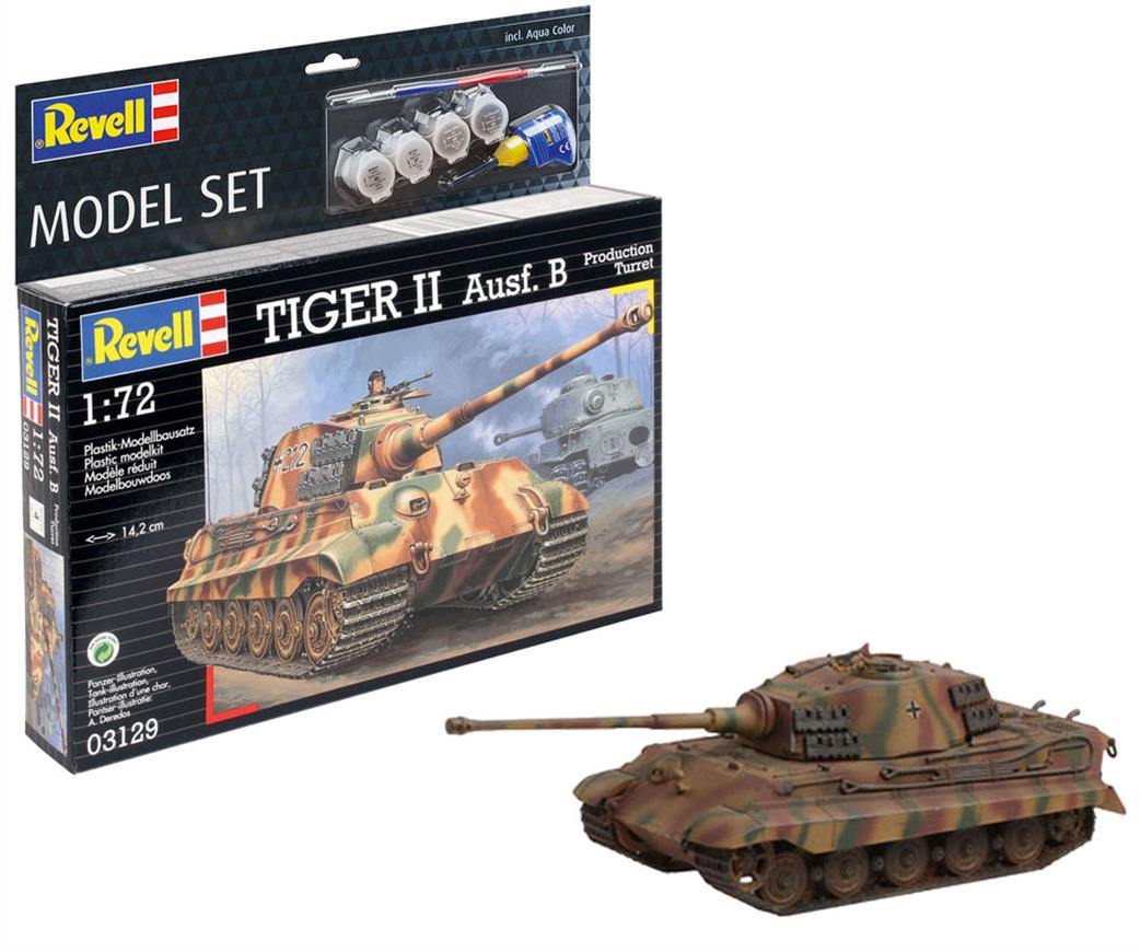 Revell 1/72 63129 Tiger II Ausf B Production Turret Model Set