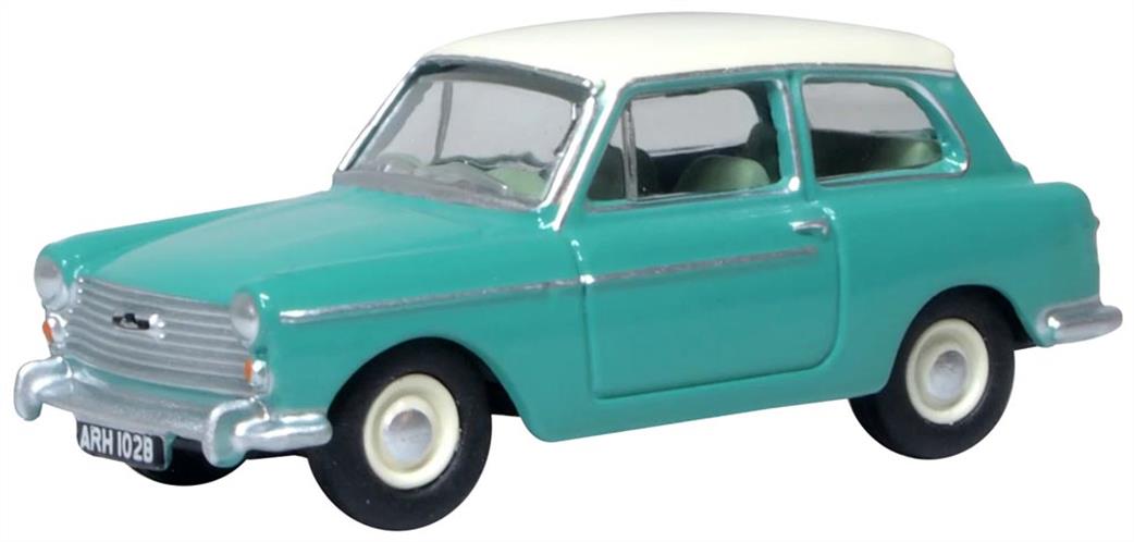 Oxford Diecast 1/76 76AA008 Austin A40 MkII Fern Green / Snowberry White