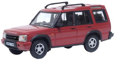 Oxford Diecast 76LRD2003 1/76th Land Rover Discovery 2 Alveston Red